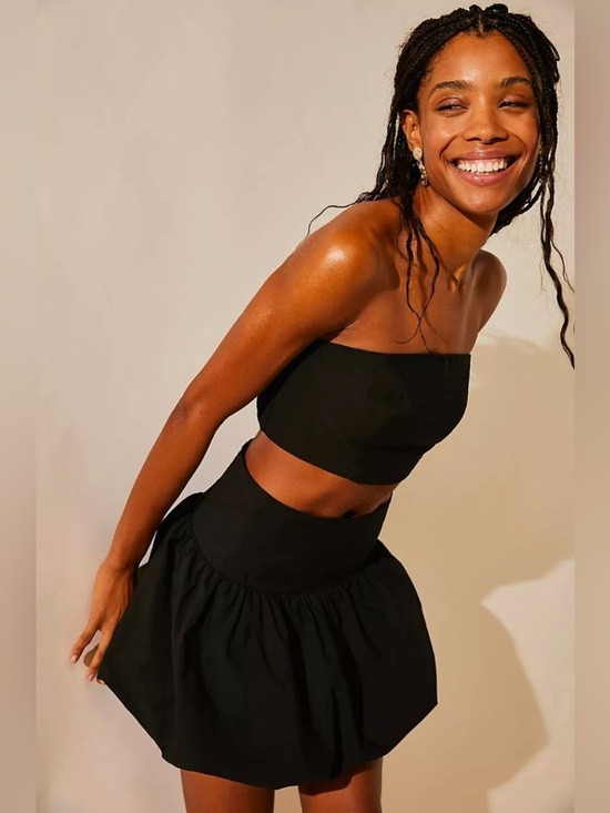 Free People Dresses & Skirts - Free People Luna Balloon Mini Skirt Set